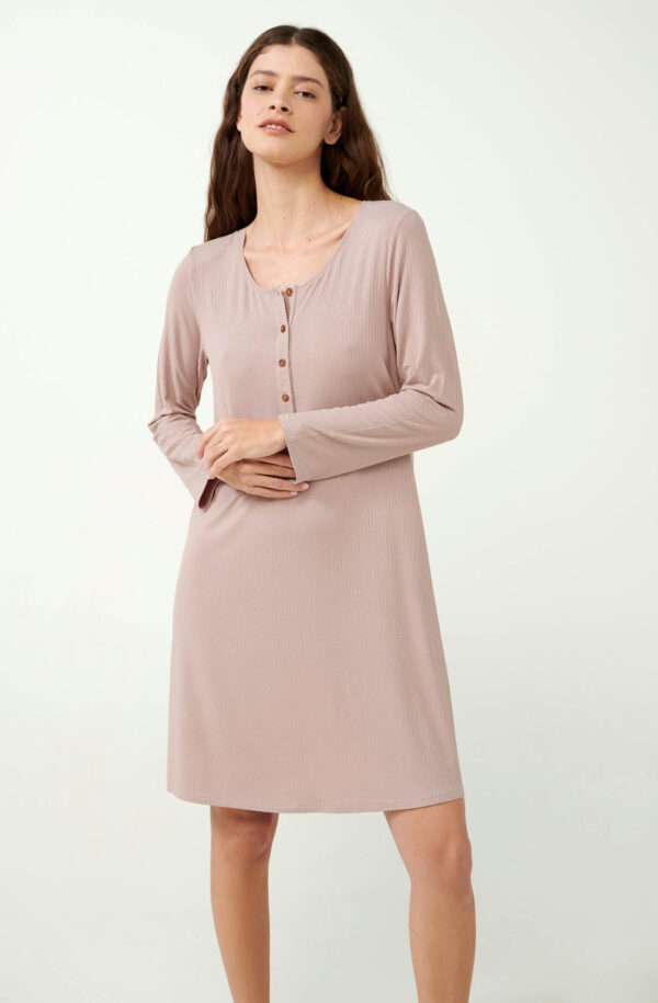 Νυχτικό Bamboo Rib με Πατιλέτα vamp.:  21171