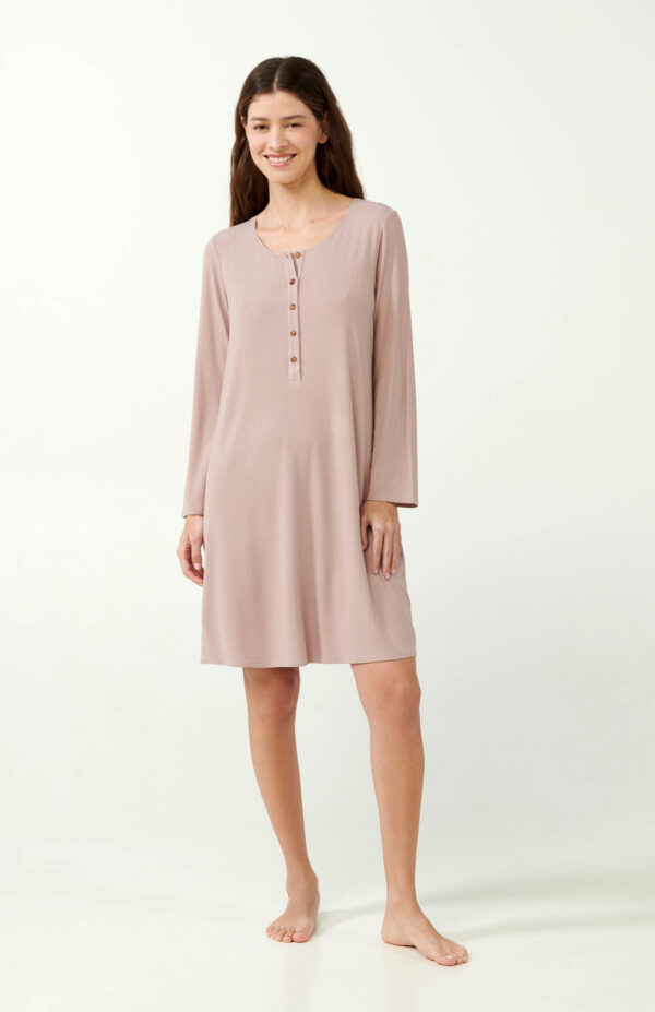 Νυχτικό Bamboo Rib με Πατιλέτα vamp.:  21171 - Image 2