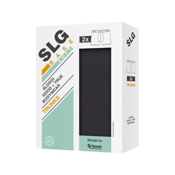 Sloggi Men SLG Base Soft Trunk  μαύρο:   10226681-0004 - Image 5