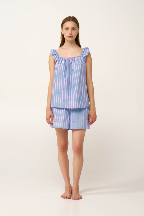 Vamp Baby Doll με Σούρες από Ποπλίνα:24203 - Image 3