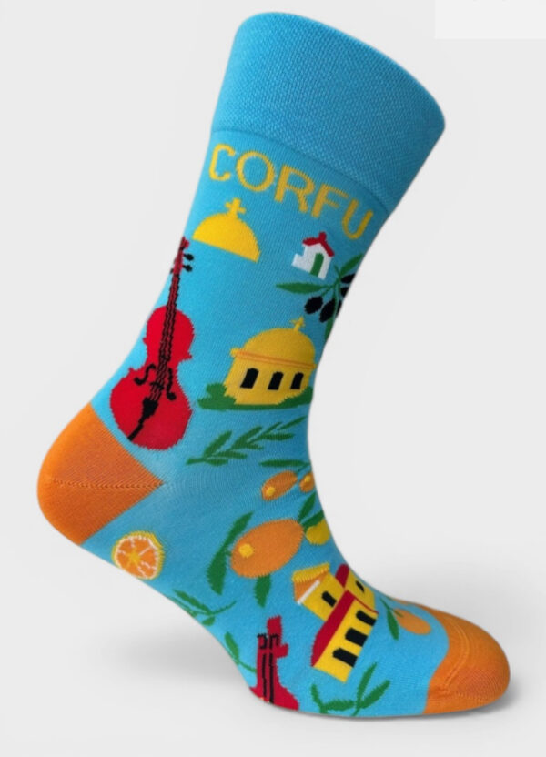 ΚΑΛΤΣΑ UNISEX SOMA SOCKS I LOVE ISLANDS ΚΕΡΚΥΡΑ:  SS2028-2