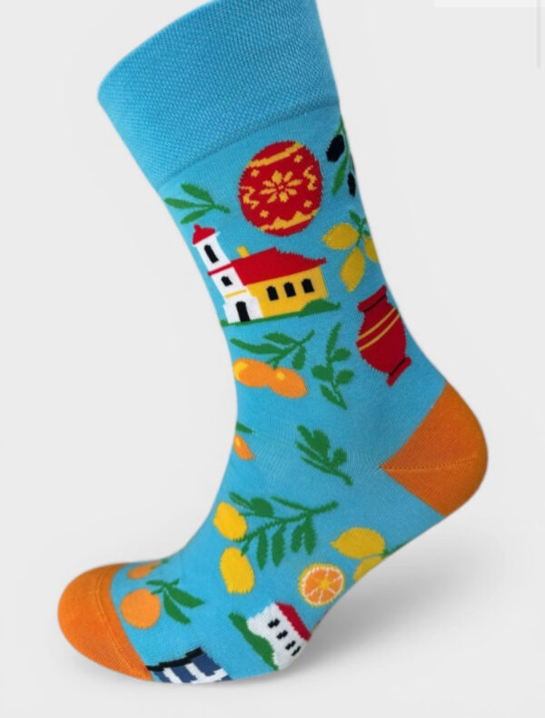 ΚΑΛΤΣΑ UNISEX SOMA SOCKS I LOVE ISLANDS ΚΕΡΚΥΡΑ:  SS2028-2 - Image 2