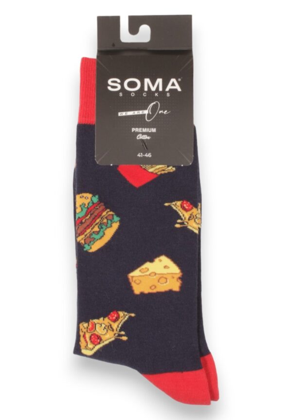 ΣΕΤ ΜΠΟΞΕΡ ΚΑΙ ΚΑΛΤΣΕΣ BURGER & PIZZA SOMA BLUE : SBS7331 - Image 5