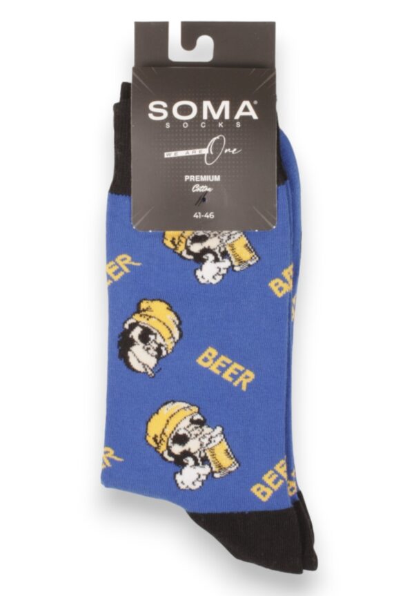ΣΕΤ ΜΠΟΞΕΡ ΚΑΙ ΚΑΛΤΣΕΣ BEER SOMA BLUE : SBS7321 - Image 2