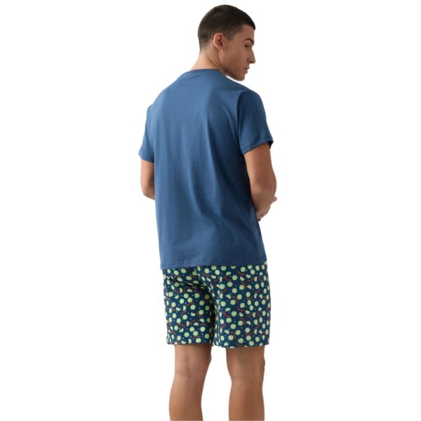 Minerva Ανδρική Κοντομάνικη Πιτζάμα Lemon :90-71329-864 - Image 2